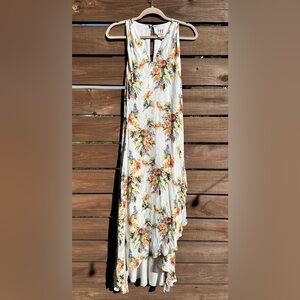 Haute Hippie Floral Wrap Maxi Dress – Boho Flowing Silhouette Romantic Feminine